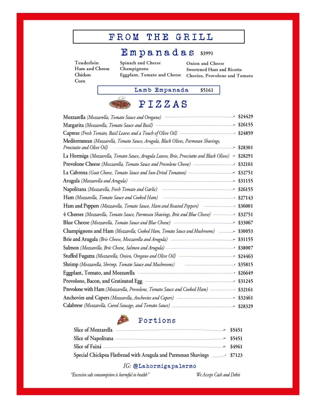 Menu — Page 3
