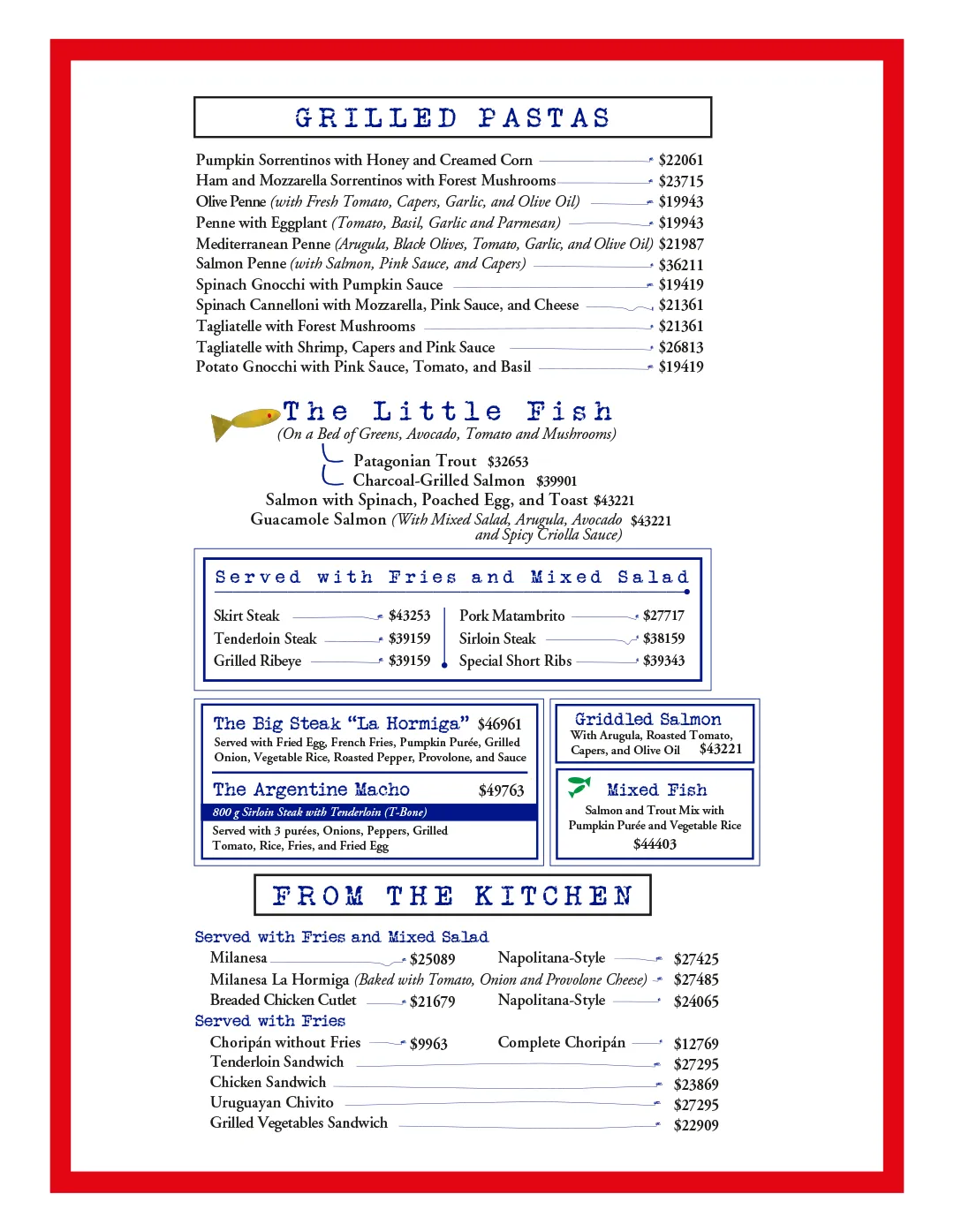 Menu — Page 4